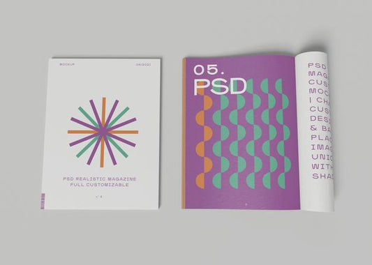 Free Magazine Mockup Psd