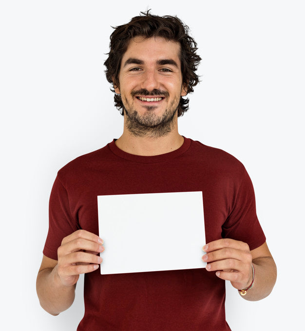 Free Man Cheerfully Smiling Portrait Concept Psd