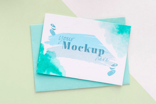 Free Manicure Elements Assortment With Card Mock-Up Psd