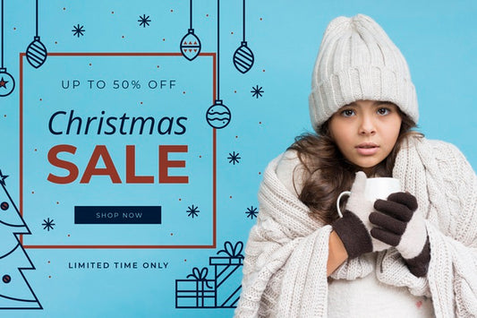 Free Marketing Camapaign With Christmas Offers Psd