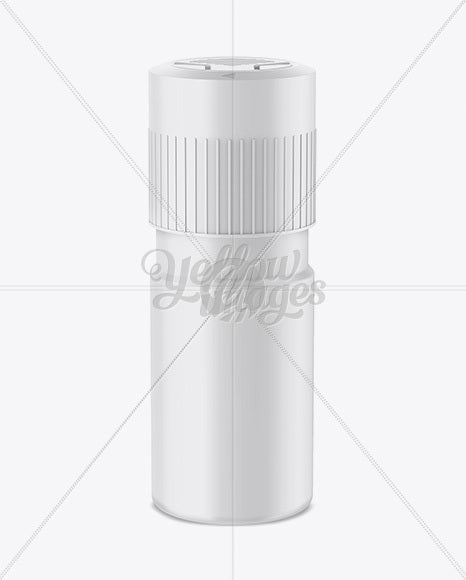 Free Matte Plastic Deodorant Mockup (High-Angle Shot)