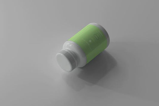 Free Medicine Bottle Mockup Psd