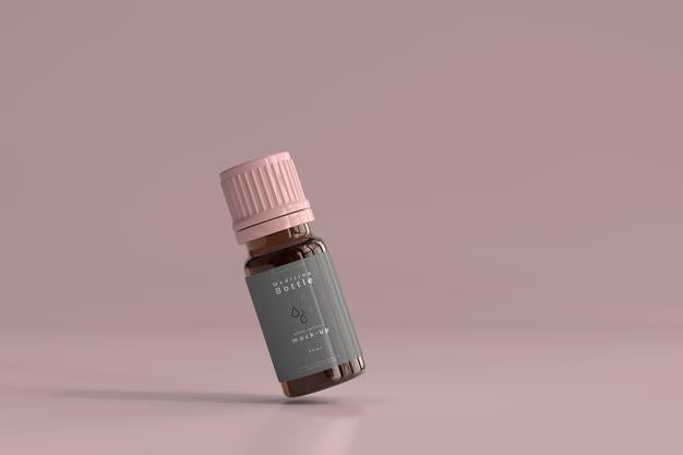 Free Medicine Bottle Mockup Psd