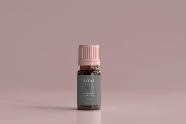 Free Medicine Bottle Mockup Psd