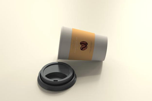 Free Medium Size Paper Coffee Cup Mockup Psd