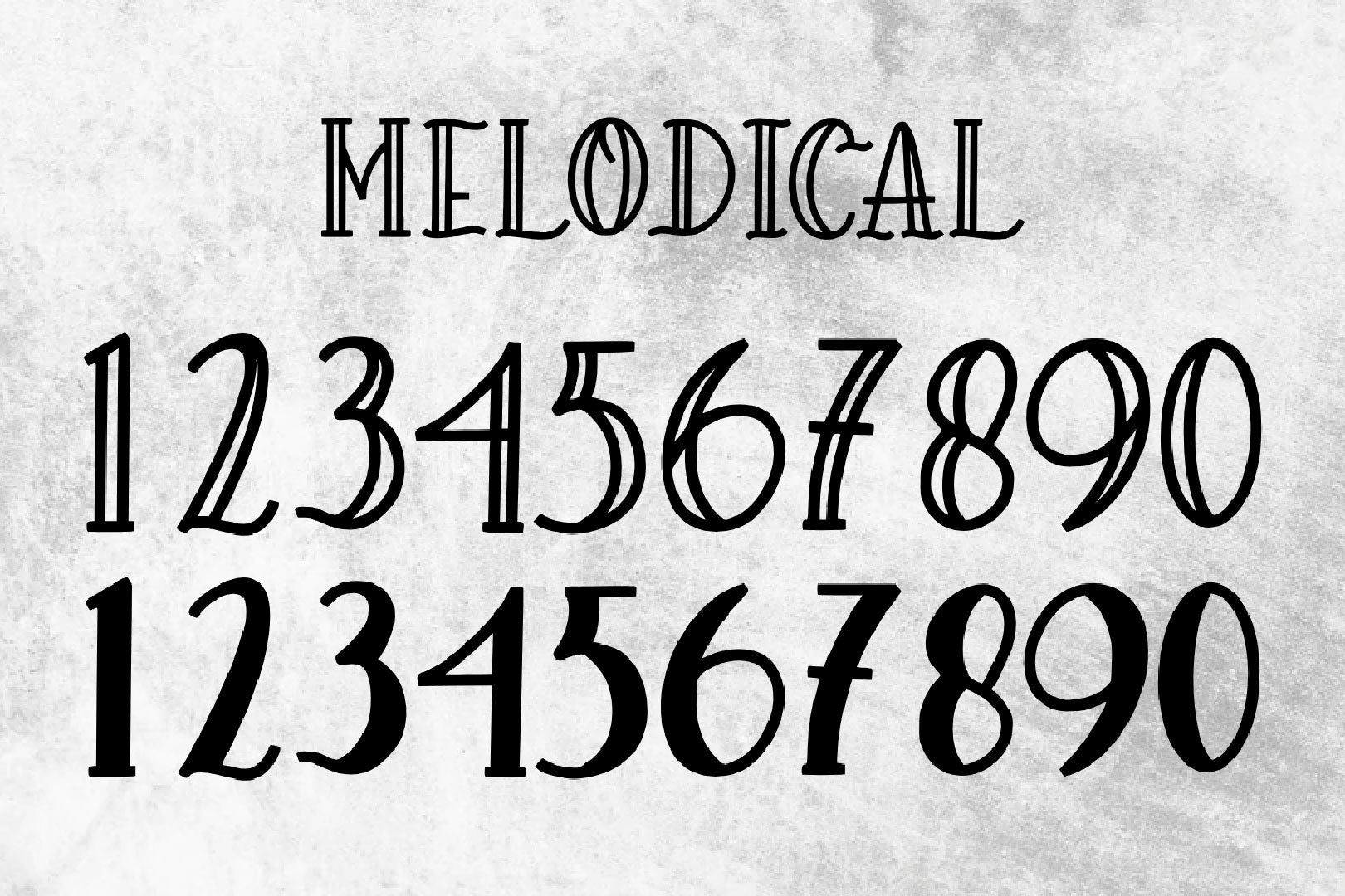 Free Melodical Number Tattoo Font CreativeBooster free-melodical-number-tattoo-font-creativebooster