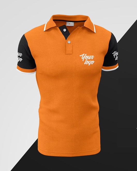 Free Mens Casual Polo T-Shirts Mockup Set