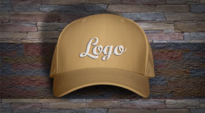 Free Men’S P-Cap/ Hat Mockup Psd With Woven Text Logo