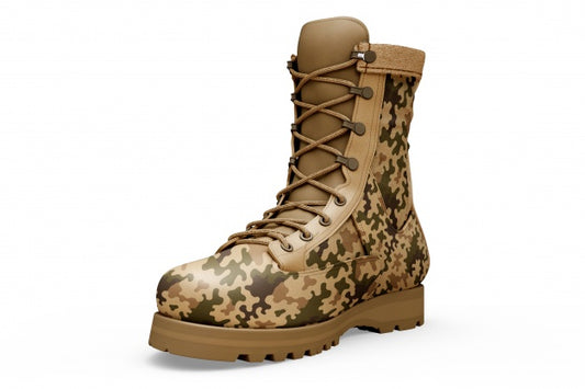Free Militar Boots Mockup Psd