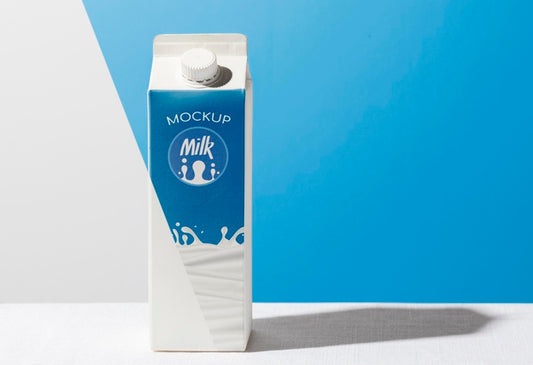 Free Milk Bottle Concept Mock-Up Psd