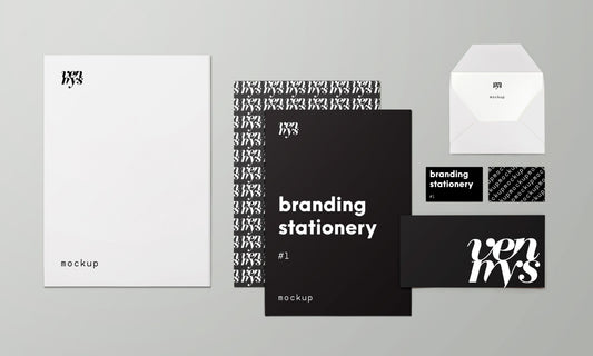 Free Minimal Branding Stationery Mockup