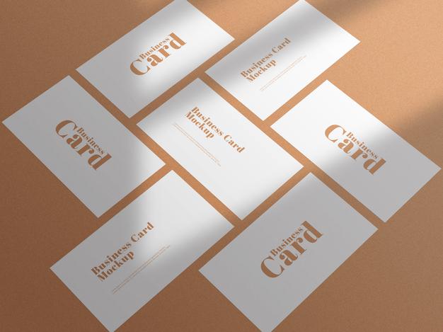 Free Minimal Business Card Mockup Psd