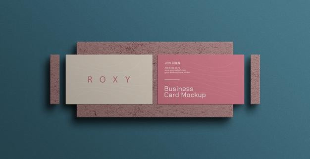 Free Minimal Business Card Mockup Psd