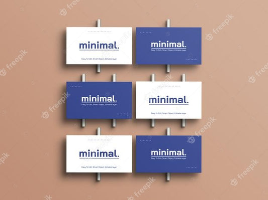 Free Minimal Business Cards Mockup Psd