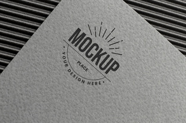 Free Minimal Composition With Company Branding Card Mock-Up Psd