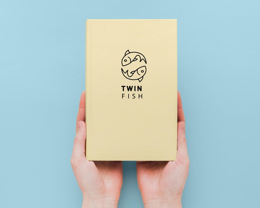 Free Minimalist Book Cover Mock-Up Psd