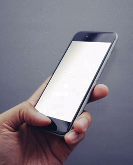 Free Mobile Mockup – Iphone With Gray Background