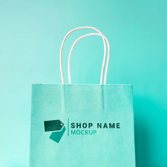 Free Mock-Up Bag With Sale Promotion Psd