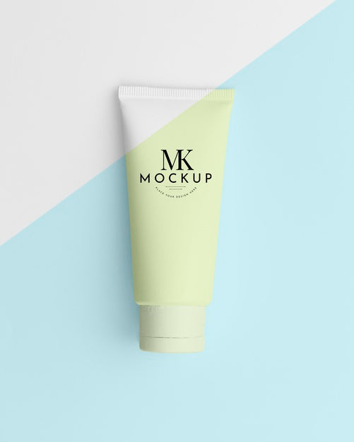 Free Mock-Up Bottle Of Beauty Product Psd
