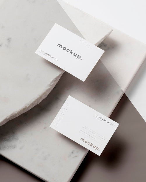 Free Mock-Up Business Card Composition Psd