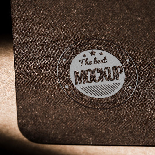 Free Mock-Up Business Paper Card With Texture Psd