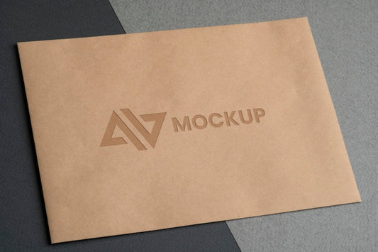 Free Mock-Up Logo Design Business On Envelopes Psd