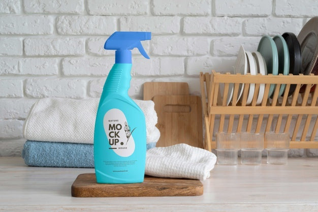 Free Mock-Up Of Cosmetic Spray Bottle Psd
