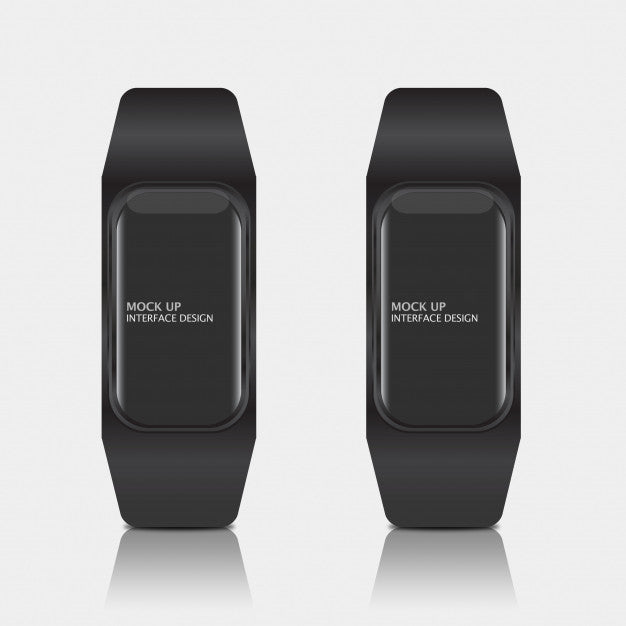 Free Mock Up Of Digital Display Interface For Smart Watch Psd