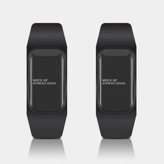 Free Mock Up Of Digital Display Interface For Smart Watch Psd