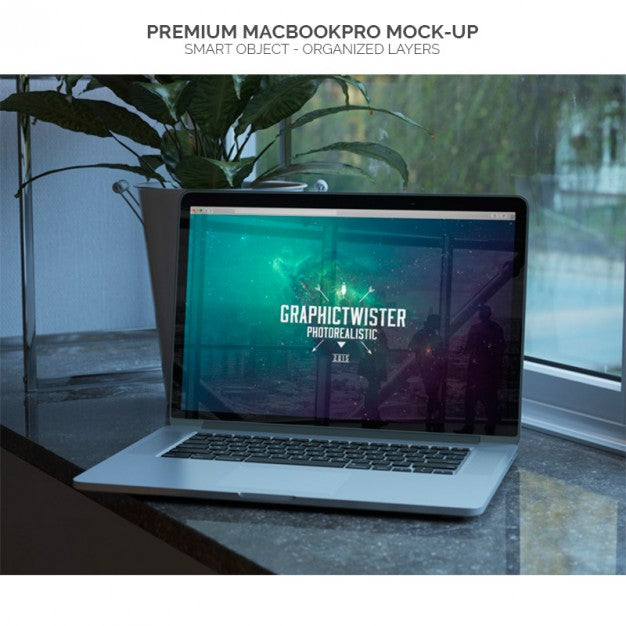 Free Mock-Up Of Macbookpro Psd