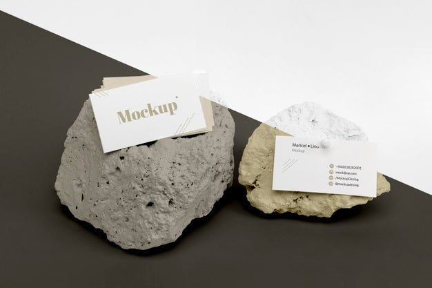 Free Mock Up Stones Psd