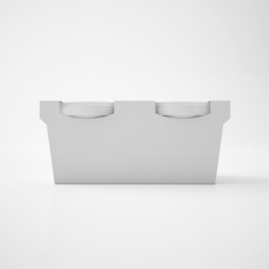 Free Mock Up Template Plastic Tub Bucket Container Psd