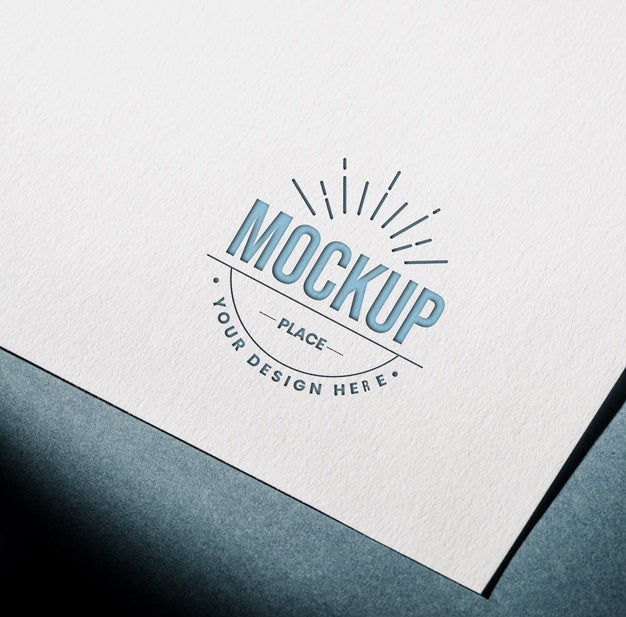 Free Mock-Up Textured Business Paper Card Psd