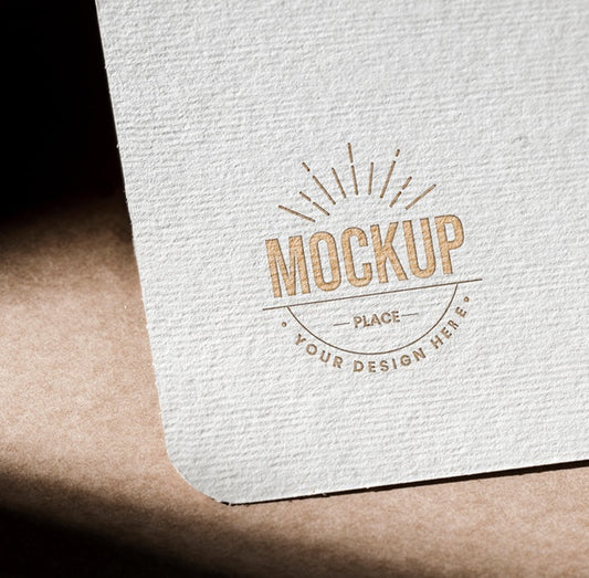 Free Mock-Up Textured Paper Card For Business Psd