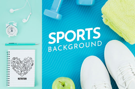Free Mock-Up Training Equipment For Sport Psd