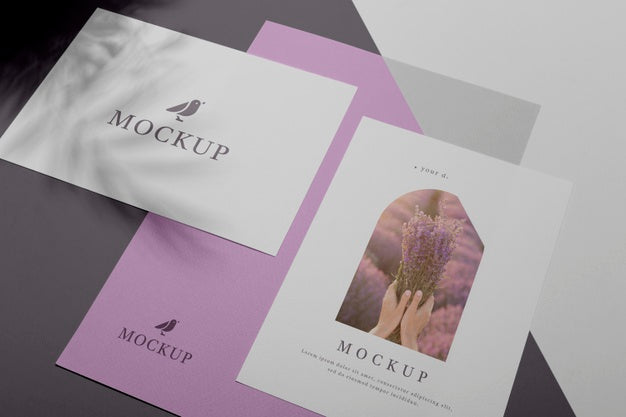 Free Mockup Brochure Shadow Overlay Psd