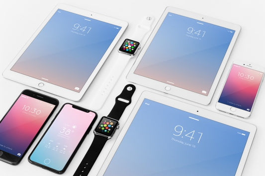 Free Mockup Of Various Devices Psd