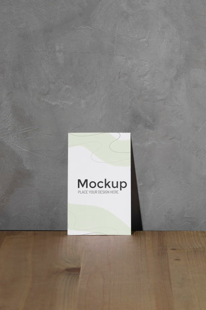 Free Mockup Poster Leaning On The Wall Psd