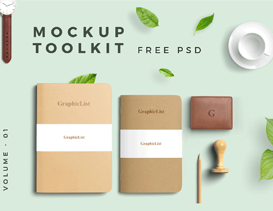 Free Mockup Toolkit Vol 01