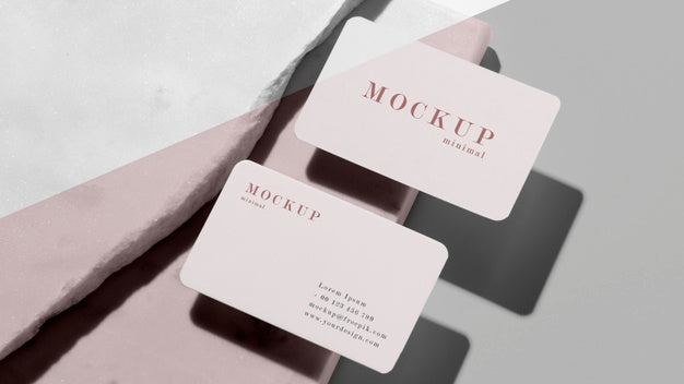 Free Modern Arrangement Of Mock-Up Business Card Psd