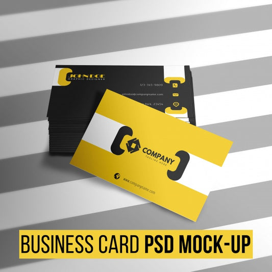 Free Modern Business Card Template Psd
