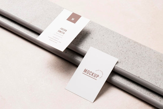 Free Modern Composition Of Mock-Up Business Card Psd