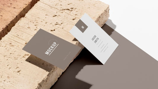 Free Modern Composition Of Mock-Up Business Card Psd