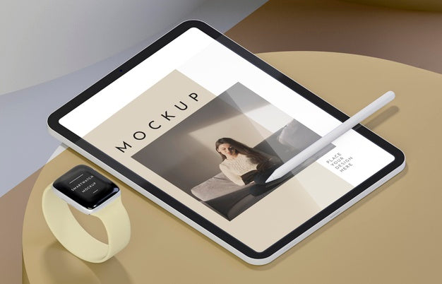 Free Modern Devices Mock-Up Arrangement Psd