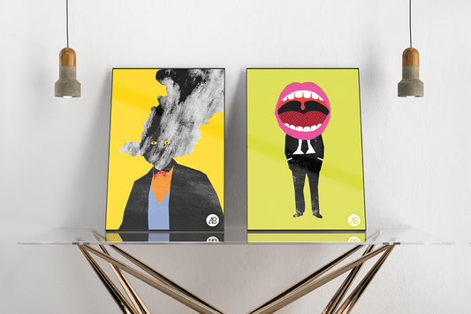 Free Modern Double Poster Mockup Vol.3