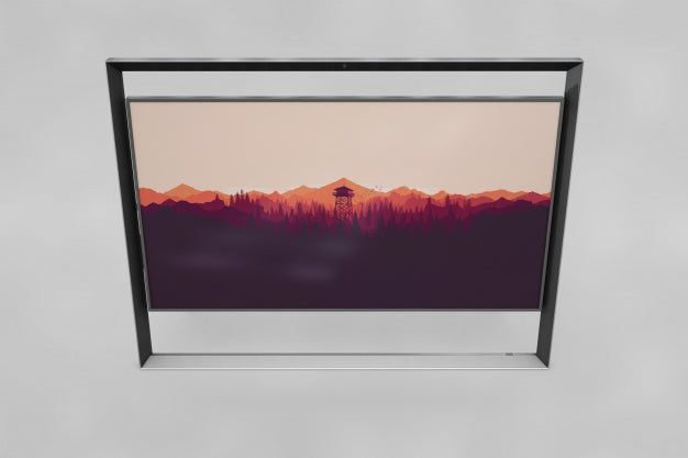 Free Modern Frame Mockup Psd