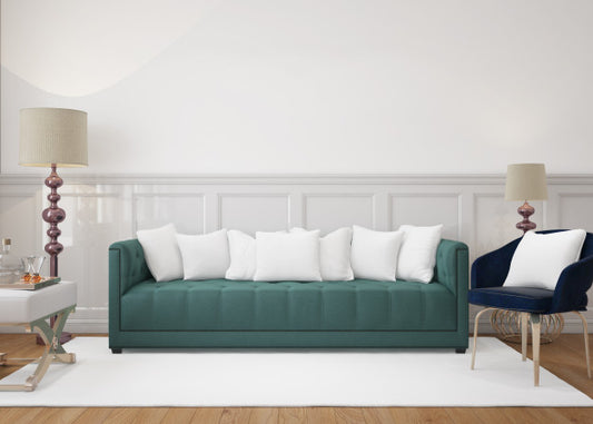 Free Modern Living Room With Sofa And Mockup Cushions Psd
