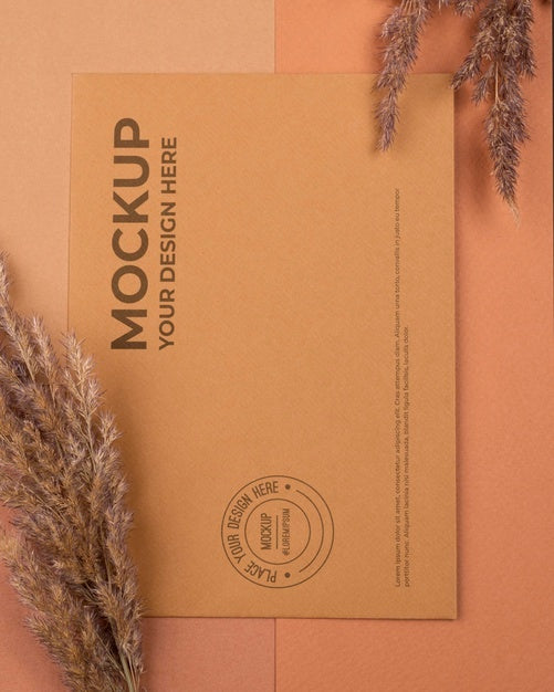 Free Monochromatic Envelope Mockup Design Psd