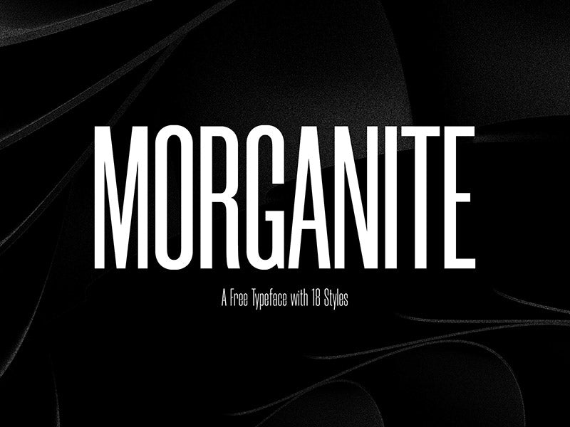 Free Morganite Condensed Font