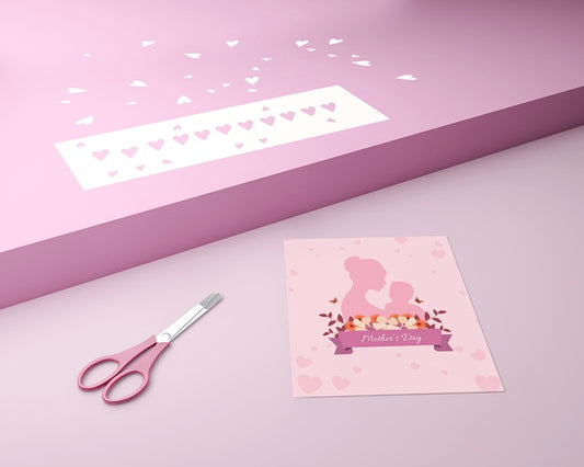 Free Mother'S Day Celebration Card With Mock-Up Psd